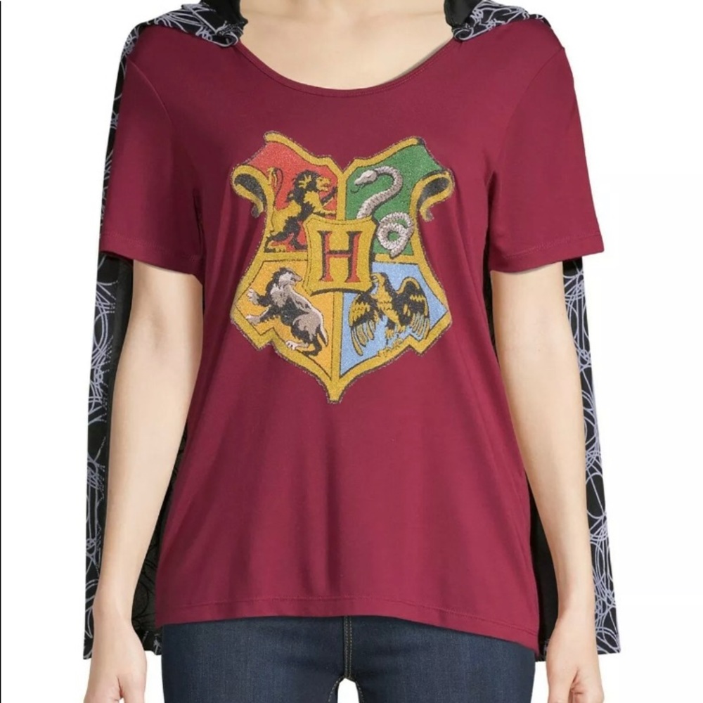 Harry Potter Juniors' tshirt with removable Cape